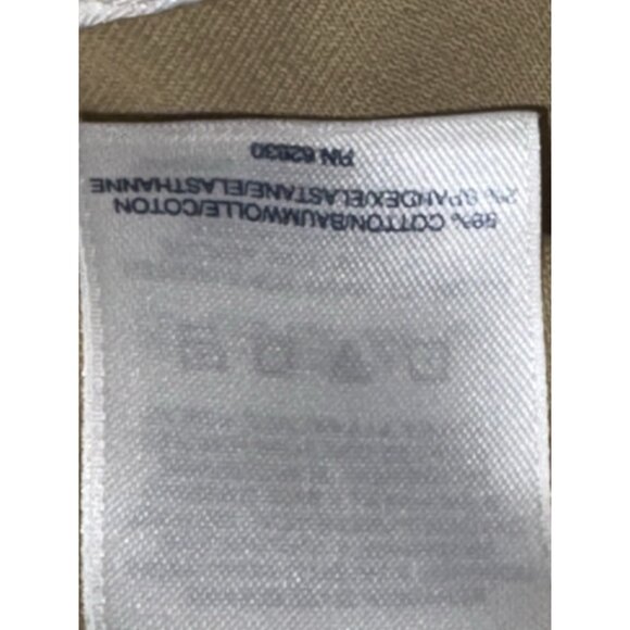 Lands In Pants Women 14 khaki 34X31 Stretch Pockets Cotton Blend - Picture 10 of 10